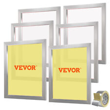 VEVOR Kit Telaio Serigrafico 6 Pezzi Lega di Alluminio 50,8x61 cm 305 Maglie