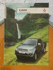 Depliant Brochure MITSUBISHI L200  Double Cab / Club Cab   anno 2014