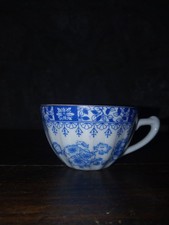 TAZZINA DA CAFFÈ BIANCA E BLU PORCELLANA CHINA NUMERATA