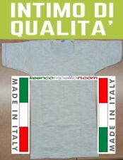 ★ MAGLIA INTERNA UOMO MANICA CORTA PESANTE IN MISTO LANA 80% MADE IN ITALY ★