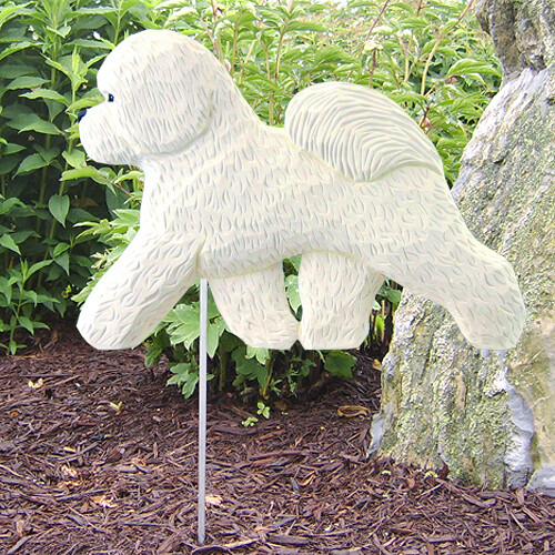 Palo giardino bichon frise - da,
