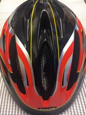 Casco bambino/a Cratoni WHYRLY, colore nero/rosso, misura S/M 52-56cm