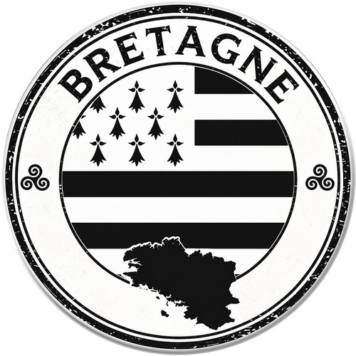 Sticker bretagne vintage - sticker,