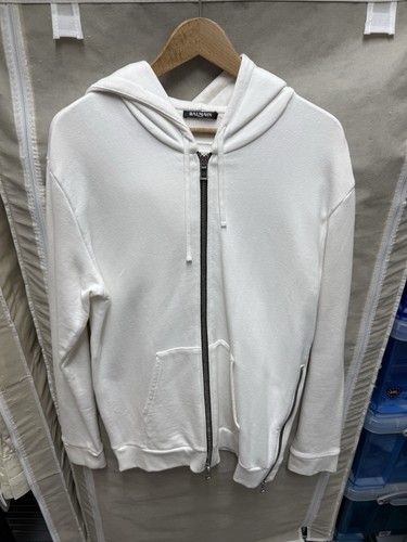 Balmain felpa bianca con - balmain,