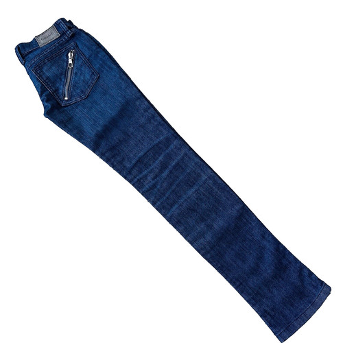 Jeans frankie vita bassa blu - jeans,