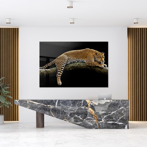 Quadro leopardo animale - ✅,