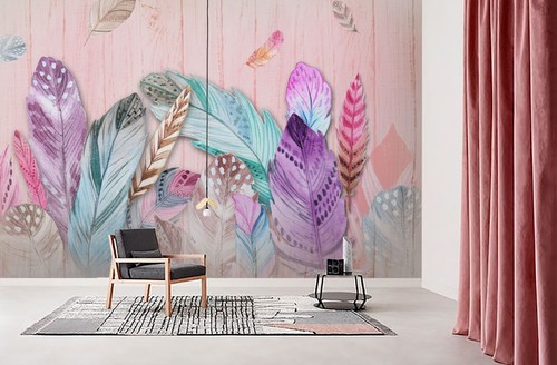 Tavola legno molla rosa - di, 3d