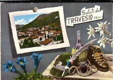 CARTOLINA  TRAVESIO    VIAGGIATA  1964 SALUTI   REGALO