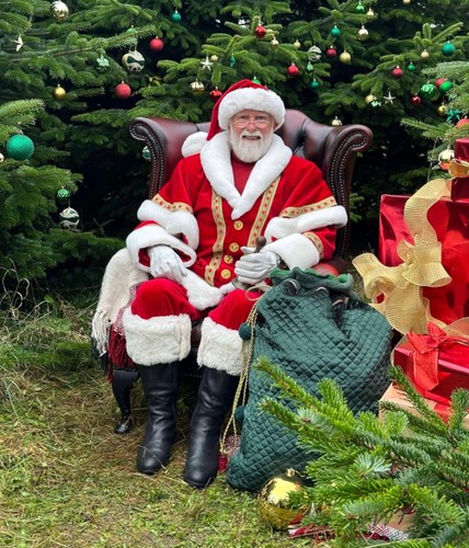 Costume babbo natale lusso - babbo,