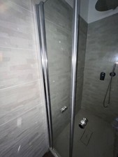 DOCCIA NICCHIA A SALOON DOPPIA PORTA BATTENTE CRISTALLO TRASPAREN 6 MM BOX BAGNO