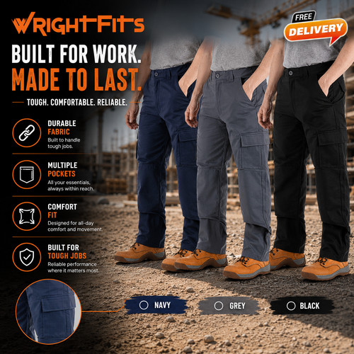 Pantalone cargo lavoro uomo - pantalone, da