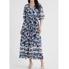 Maxi abito Caslon occhiello