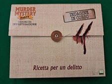 MURDER MISTERY:RICETTA PER UN DELITTO.Pdf.Gioco investigativo.SCRIVIMI PRIMA!
