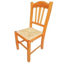 Sedia massello ciliegio paglia