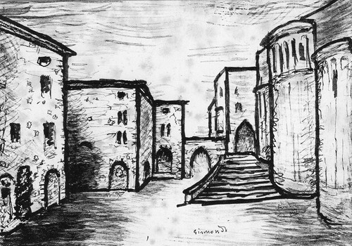 Anagni cattedrale casa - e,