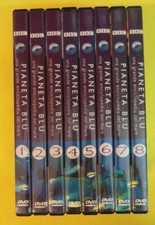 lotto 8 DVD PIANETA BLU una grande enciclopedia del mare 2004 no vhs (SD6)