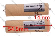 Panasonic kit 2 batterie 1.2V 1100mAh rasoio ER1410 ER1411 ER1420 ER1421 ER1424