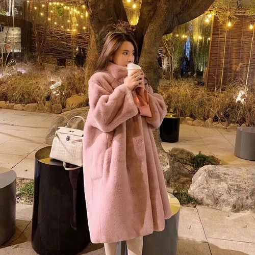 Giacca cappotto pelliccia - cappotto,
