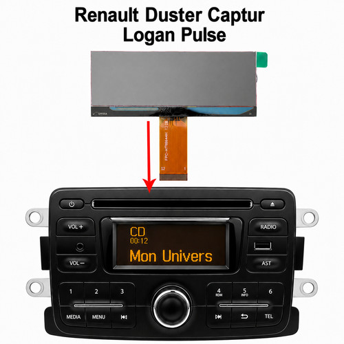 Ecran lcd autoradio dacia - lcd,