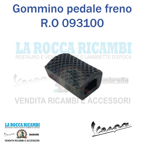 Gommino pedale freno vespa - pedale,