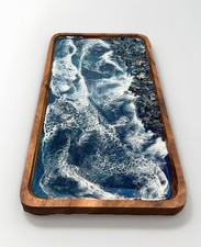 Vassoio servizio mare onda