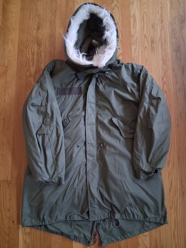 Parka vintage army fishtail - army,