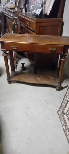 Antica console con colonne - console,