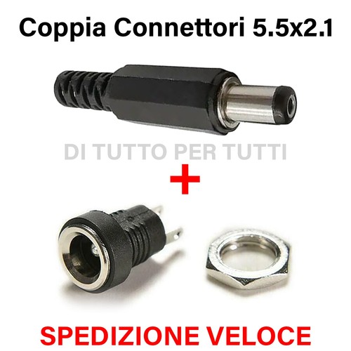 Connettori 2 1 12v - 5.5, x