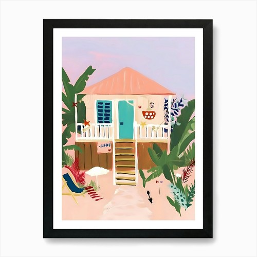Beach house stampe - house, 4