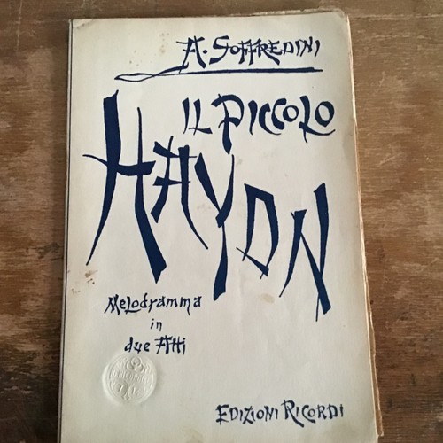 Libretto opera piccolo - libretto, d'opera