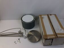 BRILLIANT Clarie lampada ad arco 1,8 m grigia, interruttore a pedale, adatto ...