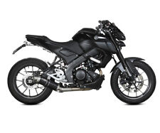 Scarico Completo Storm By Mivv Gp Black Acciaio Nero YAMAHA MT 125 2020 > 2022