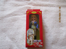 Lady Oscar Rose Versailles divisa blu mini doll keychain & strap Takara