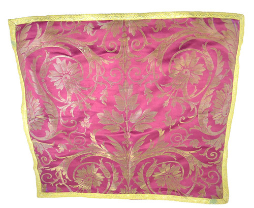 Vecchio corporale oro - oro, rosso