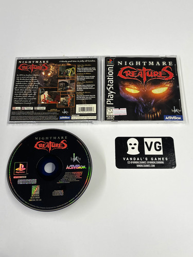 Ps1 nightmare creatures sony - ps1,