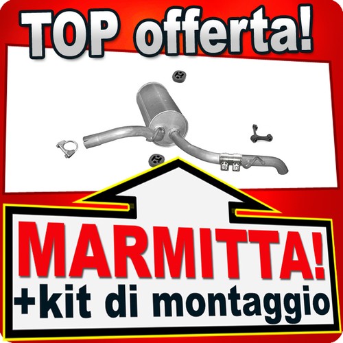Silenziatore posteriore per - silenziatore,