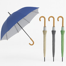 Kit 4 Ombrelli Uomo Donna Automatici Antivento Tessuto Duplex per Pioggia e Sole