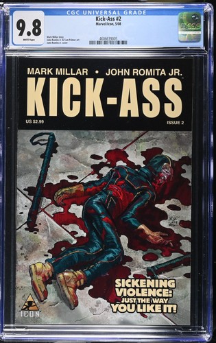 Kick ass cgc m 9 - nm/m, 9.8