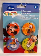 4 RARI BOTTONI SPILLE Topolino