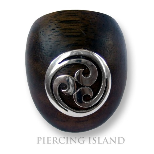 Anello legno con trischele - legno,