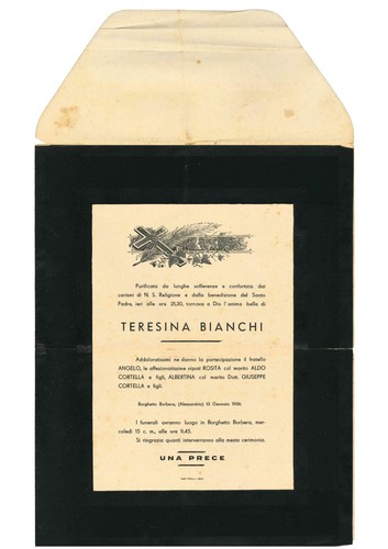 Busta luttino teresina bianchi - teresina,