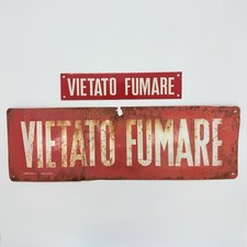 LOTTO N.2 CARTELLI INDUSTRIALI