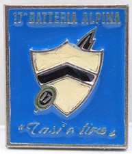 Distintivo 17 Batteria Alpina