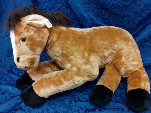 Peluche cavallo sdraiato