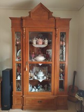 Cristalliera antica in stile Liberty (restaurata)