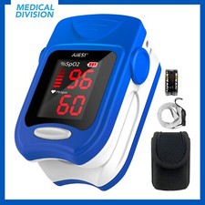 Pulsossimetro da dito professionale con display LED saturimetro ossimetro AIESI