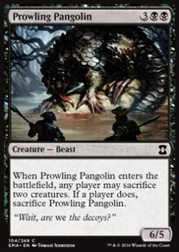 Mtg prowling pangolin foil - prowling,