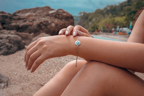 Bracciale dollaro sabbia opale - dollaro,