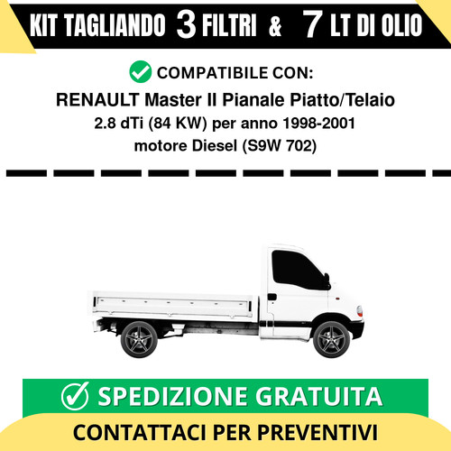 Tagliando per renault master - tagliando,