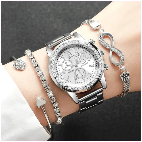 Unids set reloj mujer con - 4, unids/set